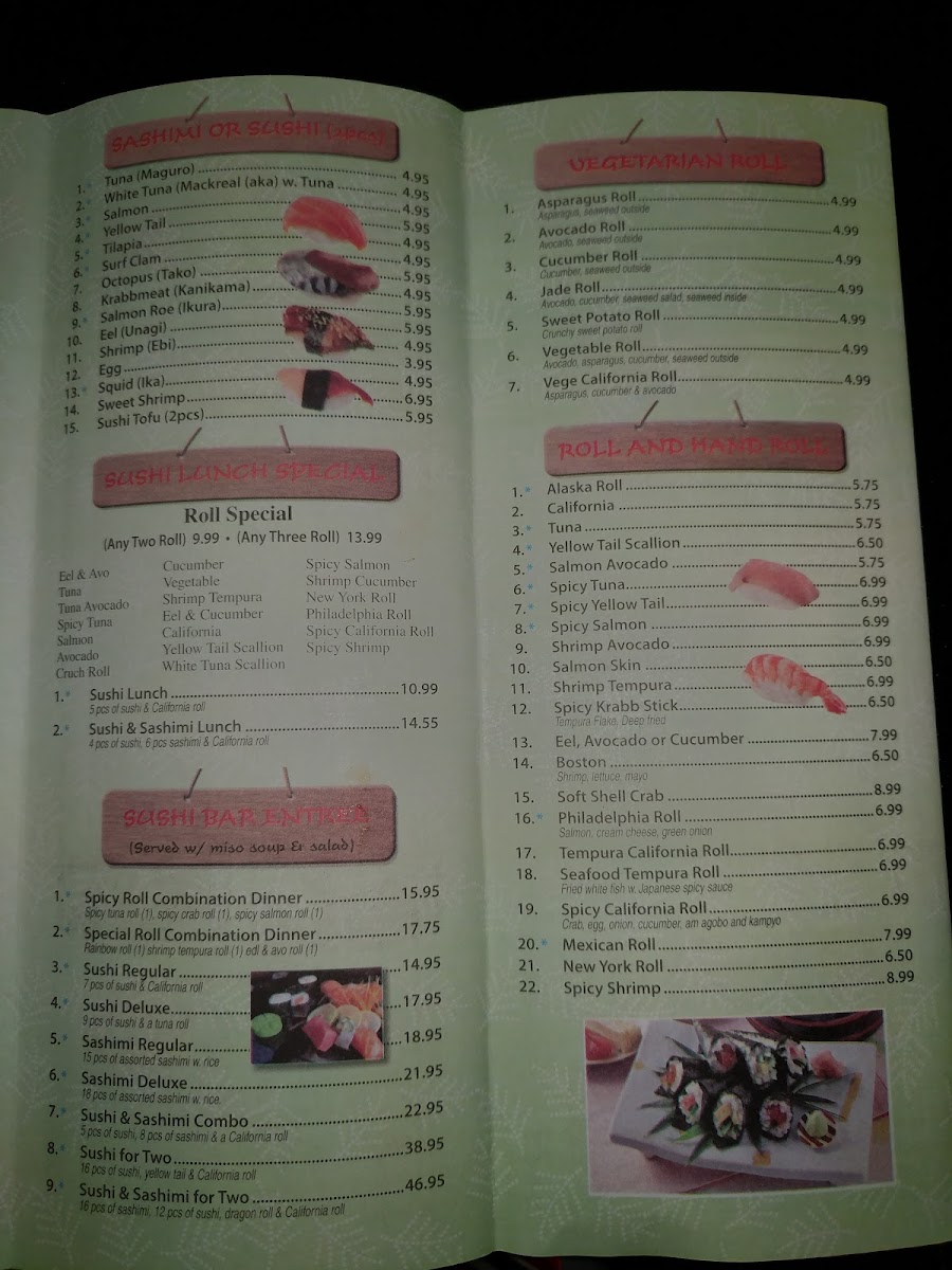 Menu Tokyo Steakhouse-2